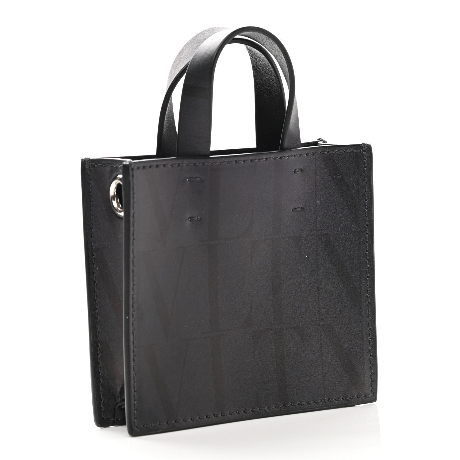 Valentino Garavani Calfskin VLTN Phone Bag Black 3 of 9