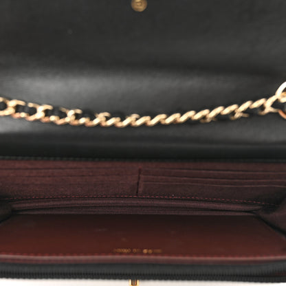 Chanel Lambskin Quilted Trendy CC Wallet On Chain WOC Black 6 of 11