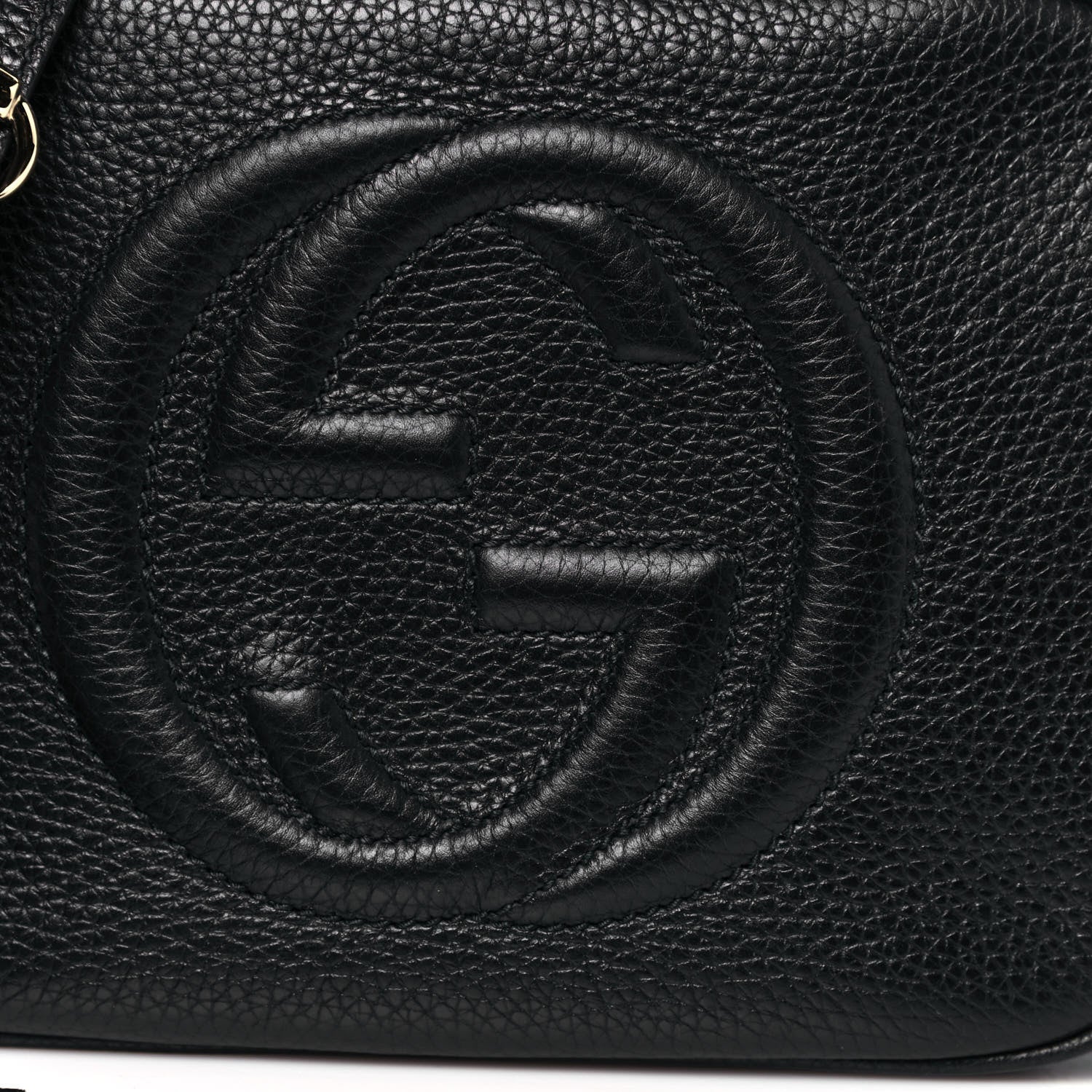 Gucci Pebbled Calfskin Small Soho Disco Bag Black 8 of 13