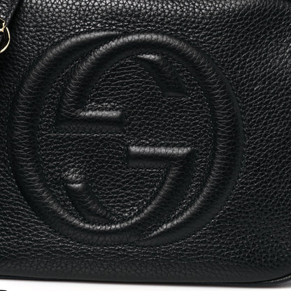 Gucci Pebbled Calfskin Small Soho Disco Bag Black 8 of 13