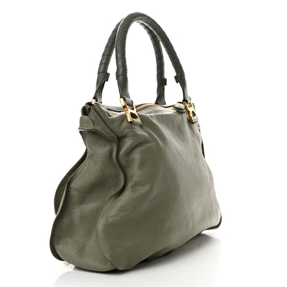 Chloe Calfskin Large Marcie Satchel Cashmere Grey 3 of 15