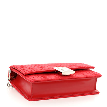 Givenchy Woven 4G Embossed 4G Crossbody Red 4 of 9