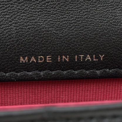 Chanel Lambskin Plexiglass Quilted Coco Love Clutch With Chain Black 7 of 11