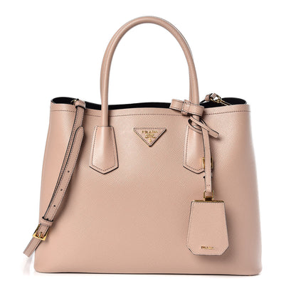 Prada Saffiano Cuir Medium Double Bag Cammeo 1 of 8