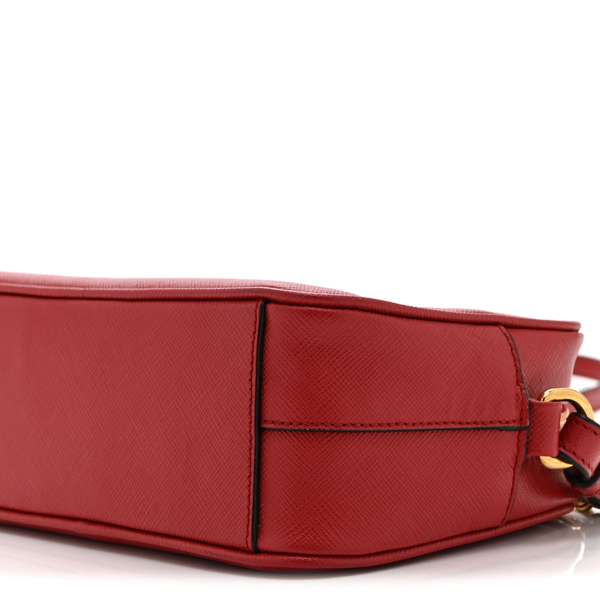 Prada Saffiano Mini Camera Crossbody Bag Rosso 10 of 10