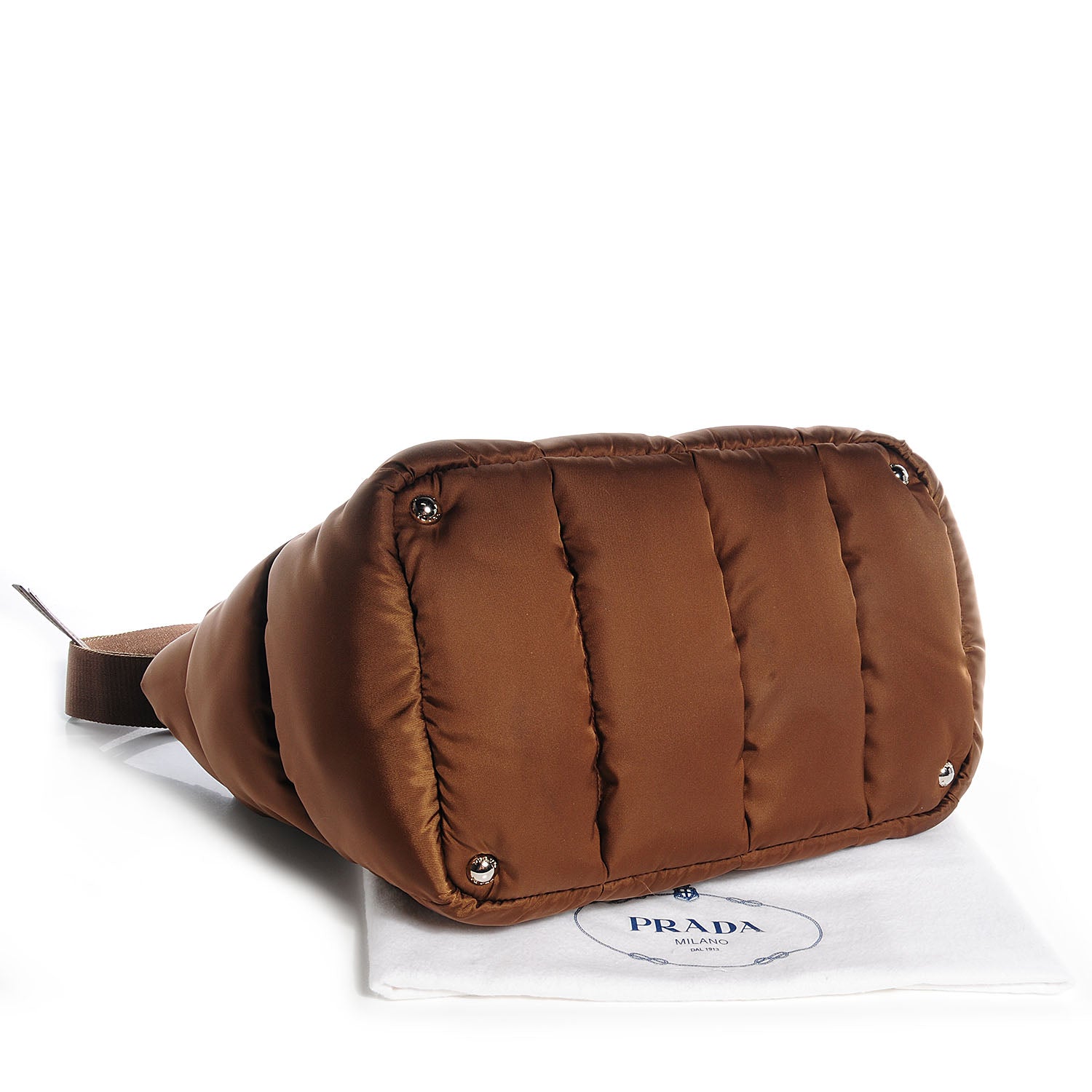 Prada Tessuto Nylon Bomber Tote Corinto 4 of 9