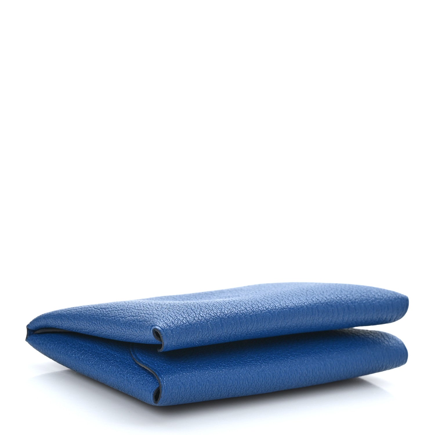 Hermes Chevre Chamkila Calvi Duo Card Case Bleu Royale 4 of 9