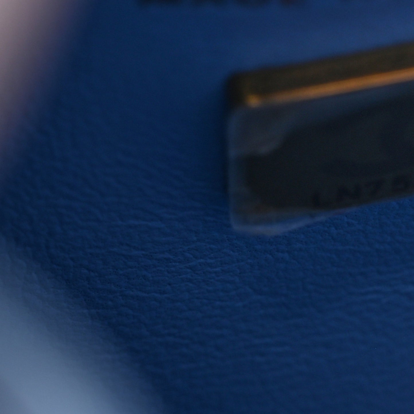 Caviar Quilted Mini Bucket Bag Blue