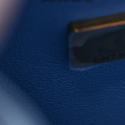 Chanel Caviar Quilted Mini Bucket Bag Blue 7 of 14