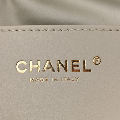 Chanel Caviar Quilted Small Chanel 25 Handbag Light Grey 6 of 10