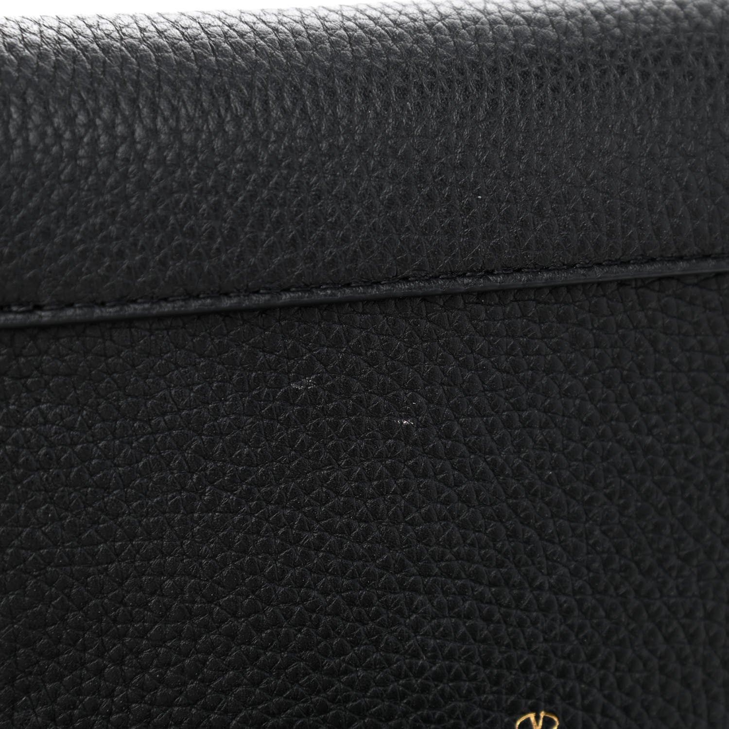 Valentino Garavani Grainy Calfskin Rockstud Crossbody Pouch Black 8 of 8
