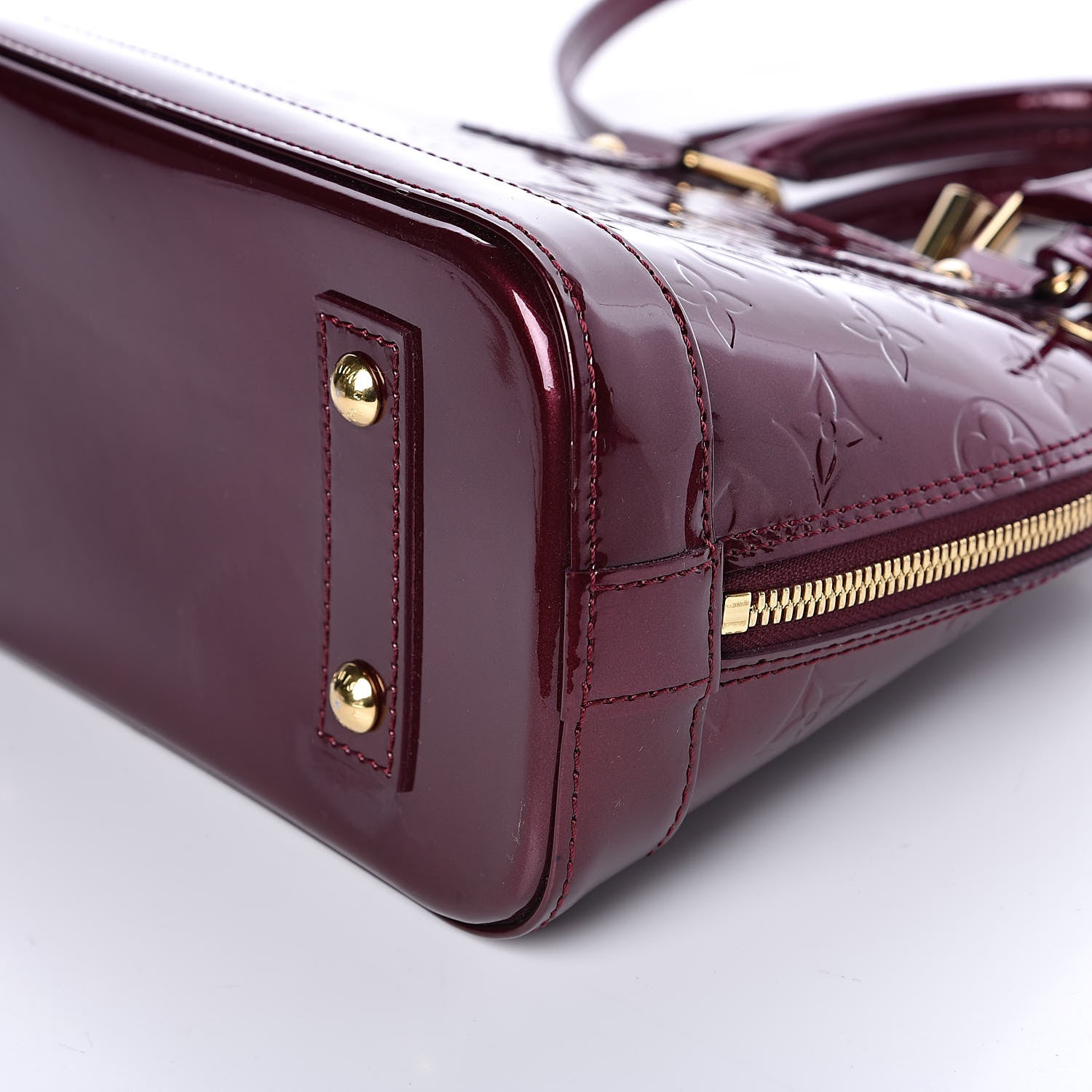 Louis Vuitton Vernis Alma BB Rouge Fauviste 8 of 9