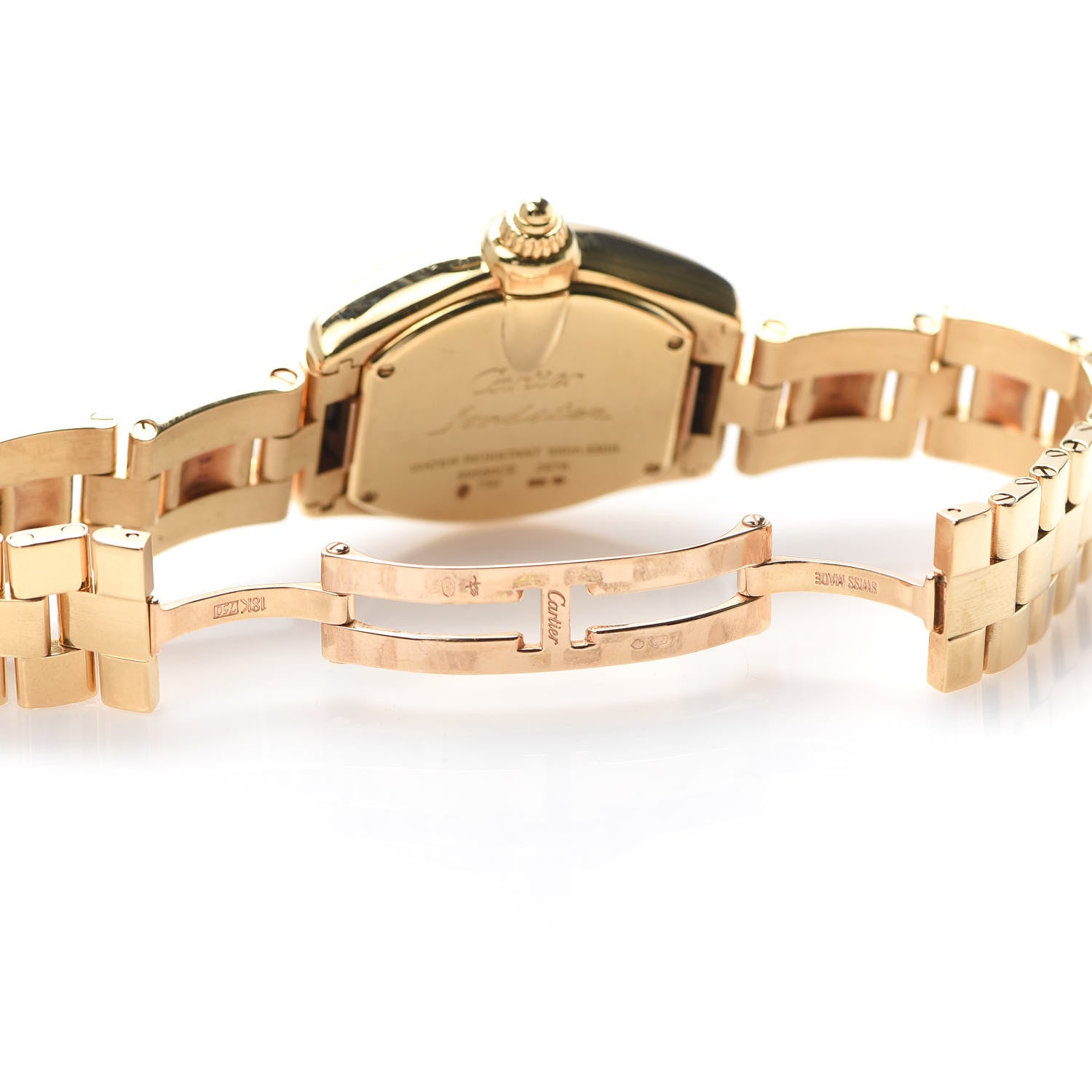 Cartier 18K Yellow Gold 31mm Roadster Quartz Watch 6 of 8