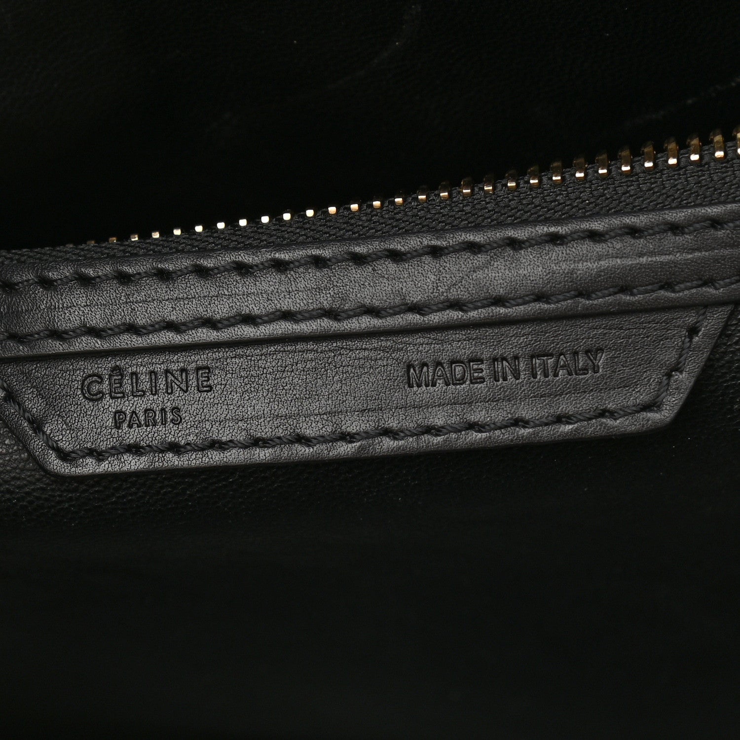 Celine Pony Hair Mini Tri-Color Luggage Royal Blue 6 of 10