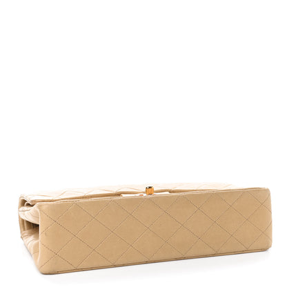 Chanel Lambskin Quilted Medium Double Flap Beige 3 of 4