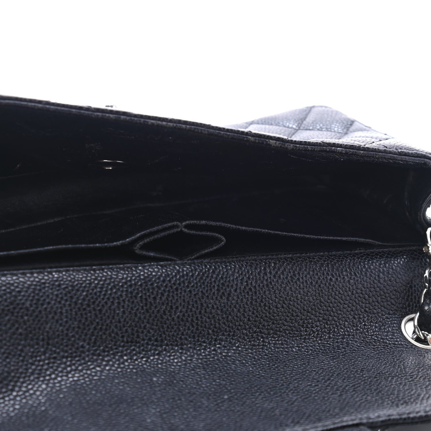 Chanel Caviar Quilted East West Flap Black 4 of 4
