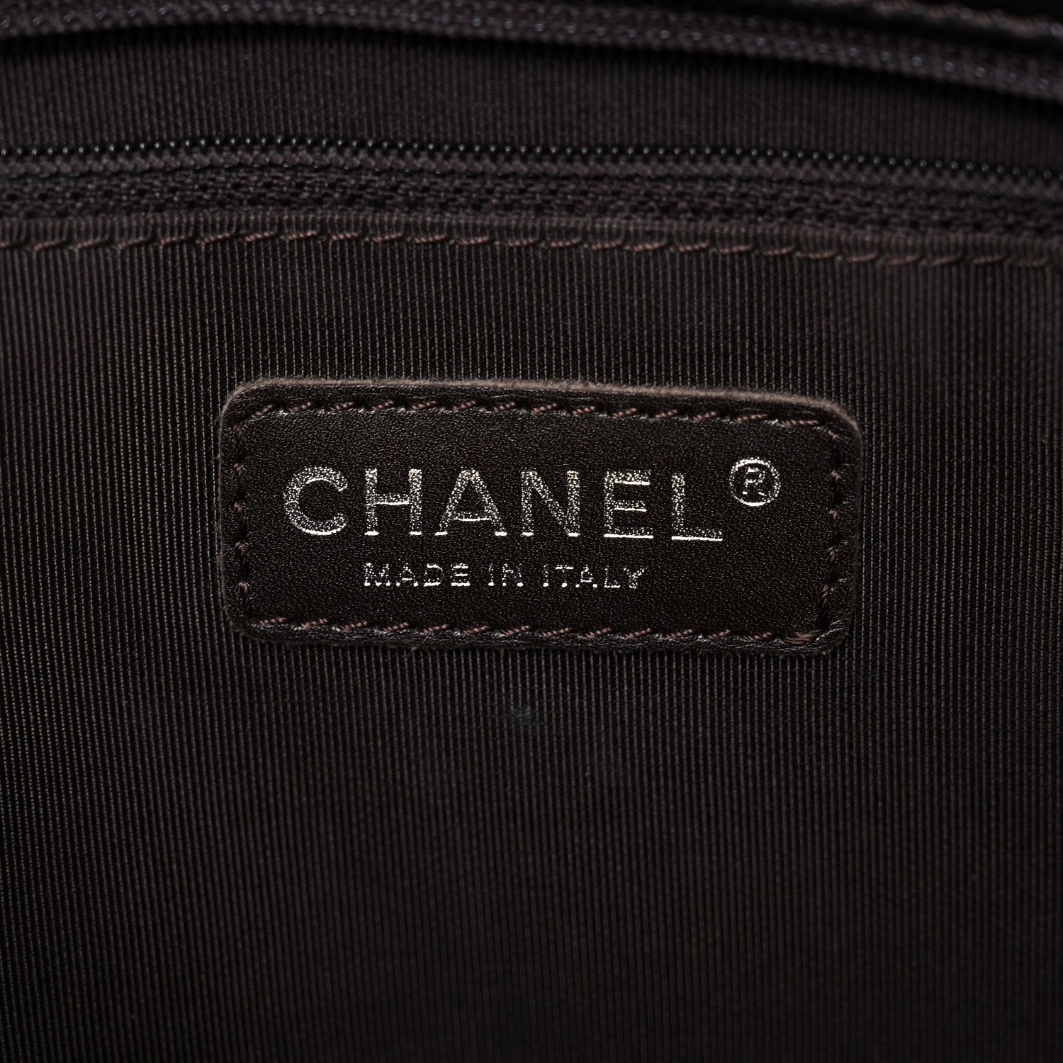 Chanel Caviar Quilted Grand Shopping Tote GST Dark Brown 6 of 26
