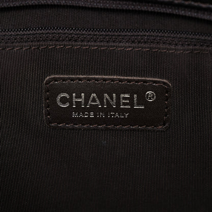 Chanel Caviar Quilted Grand Shopping Tote GST Dark Brown 6 of 26