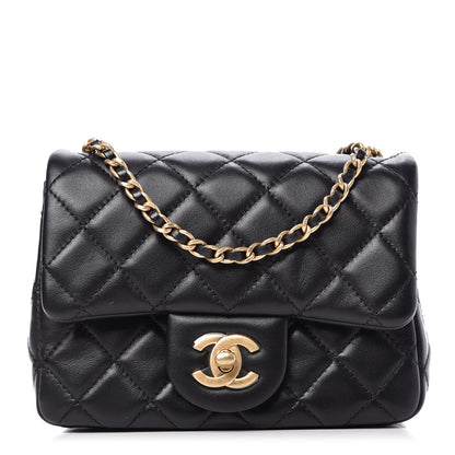 Chanel Lambskin Quilted Mini Pearl Crush Flap Black 1 of 10