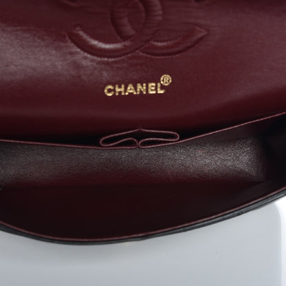 Chanel Lambskin Quilted Medium Double Flap Black 5 of 8