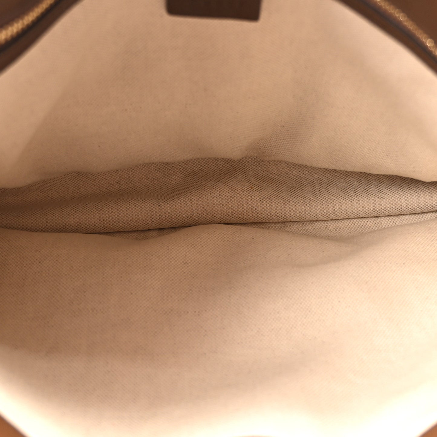 Monogram Calfskin Medium Horsebit 1955 Tote Bag Beige Brown Sugar