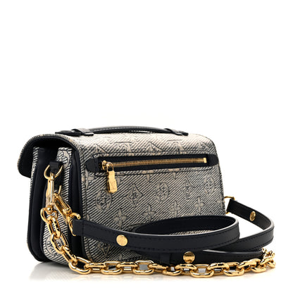 Louis Vuitton Monoglam Pochette Metis East West Blue 5 of 23