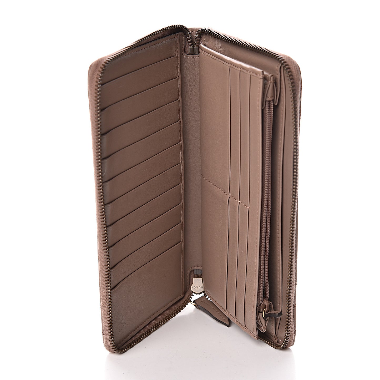 Calfskin Matelasse GG Marmont Zip Around Organizer Wallet Porcelain Rose