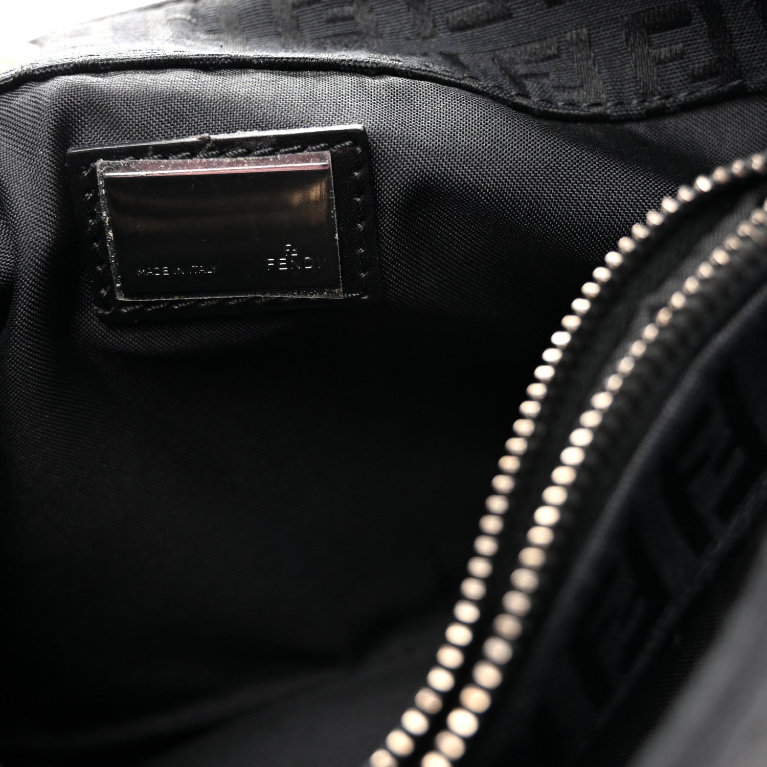 Fendi Zucchino Small Hobo Black 6 of 11