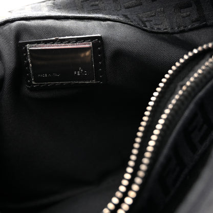 Fendi Zucchino Small Hobo Black 6 of 11