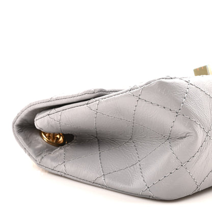Chanel Aged Calfskin Quilted 2.55 Reissue Mini Flap Grey 9 of 11