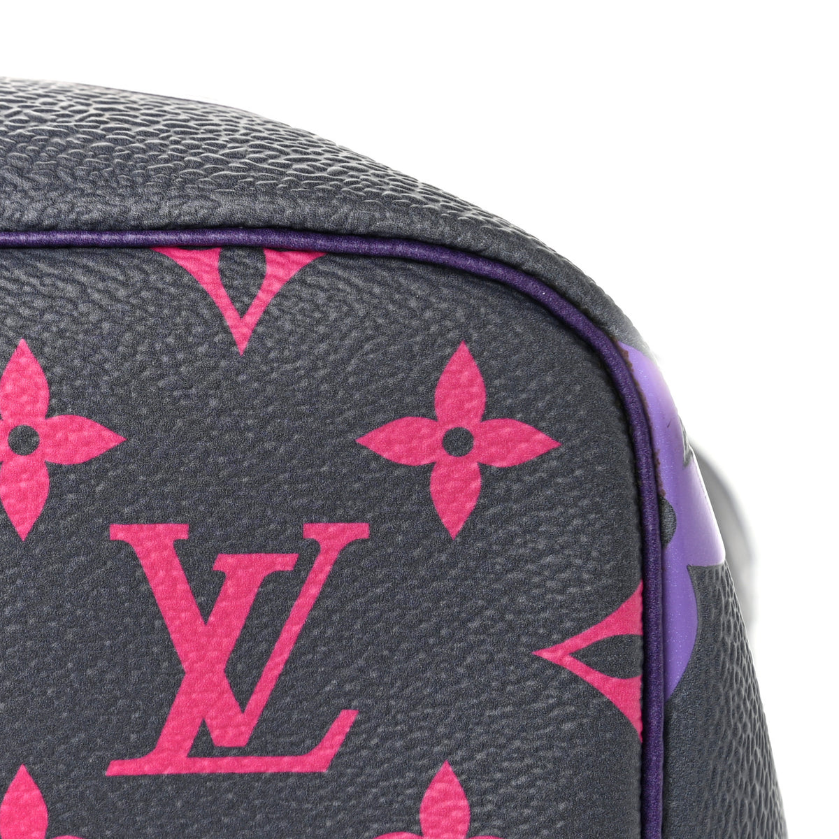 Monogram Giant Spring In The City Neverfull MM Midnight Fuchsia