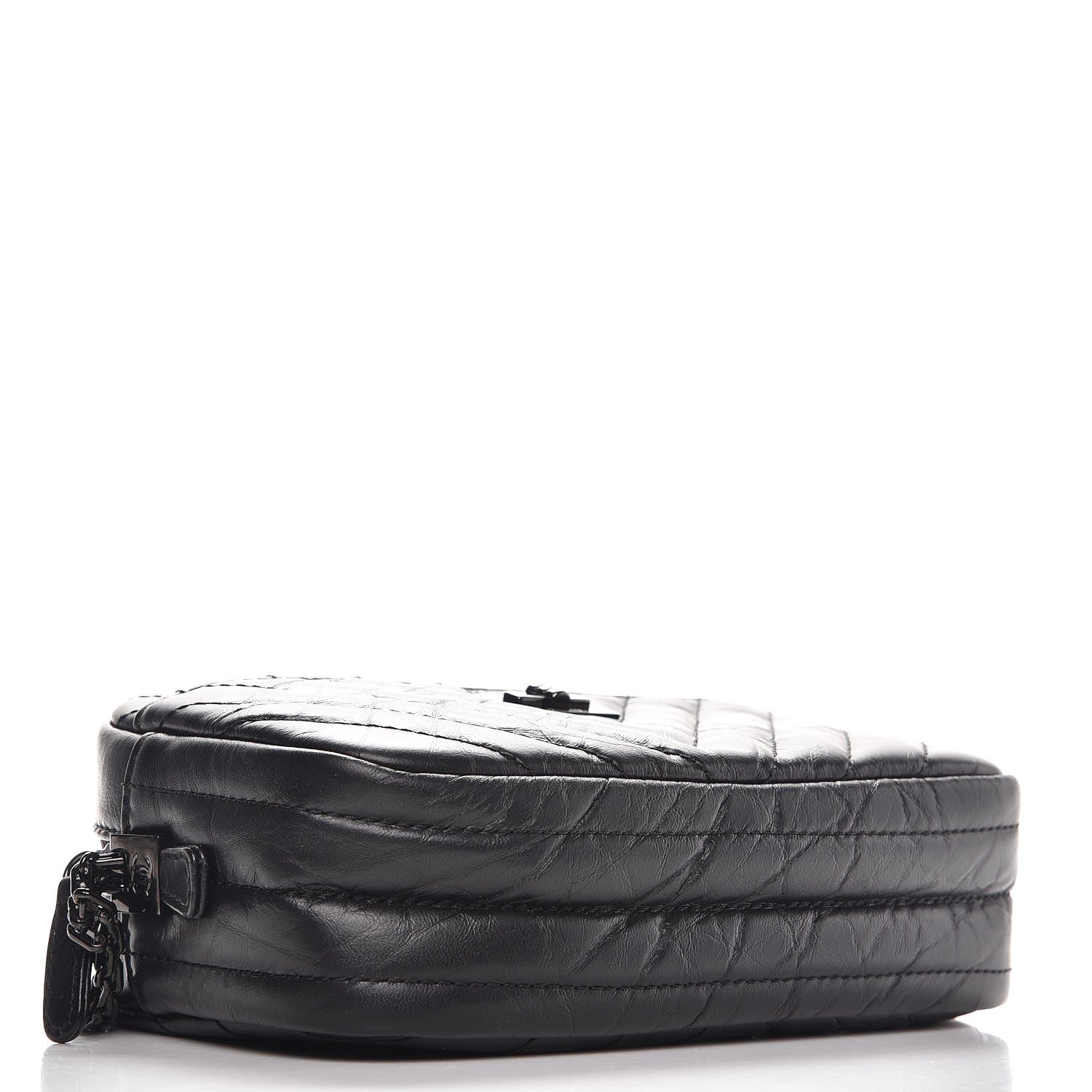 Chanel Aged Calfskin Chevron Mini Reissue Camera Case So Black 4 of 8