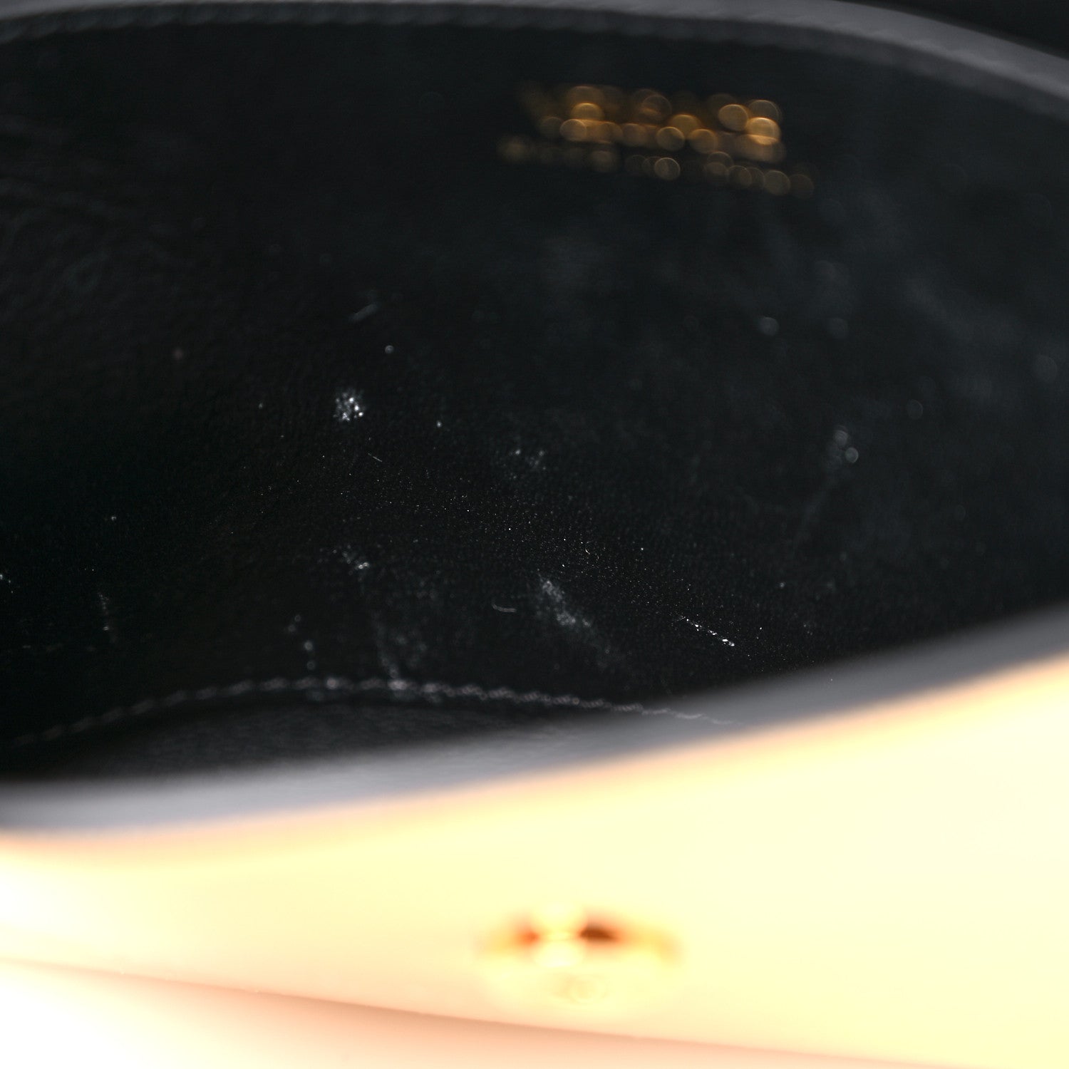 Versace Patent Metallic La Medusa Pouch On Chain Gold 11 of 12