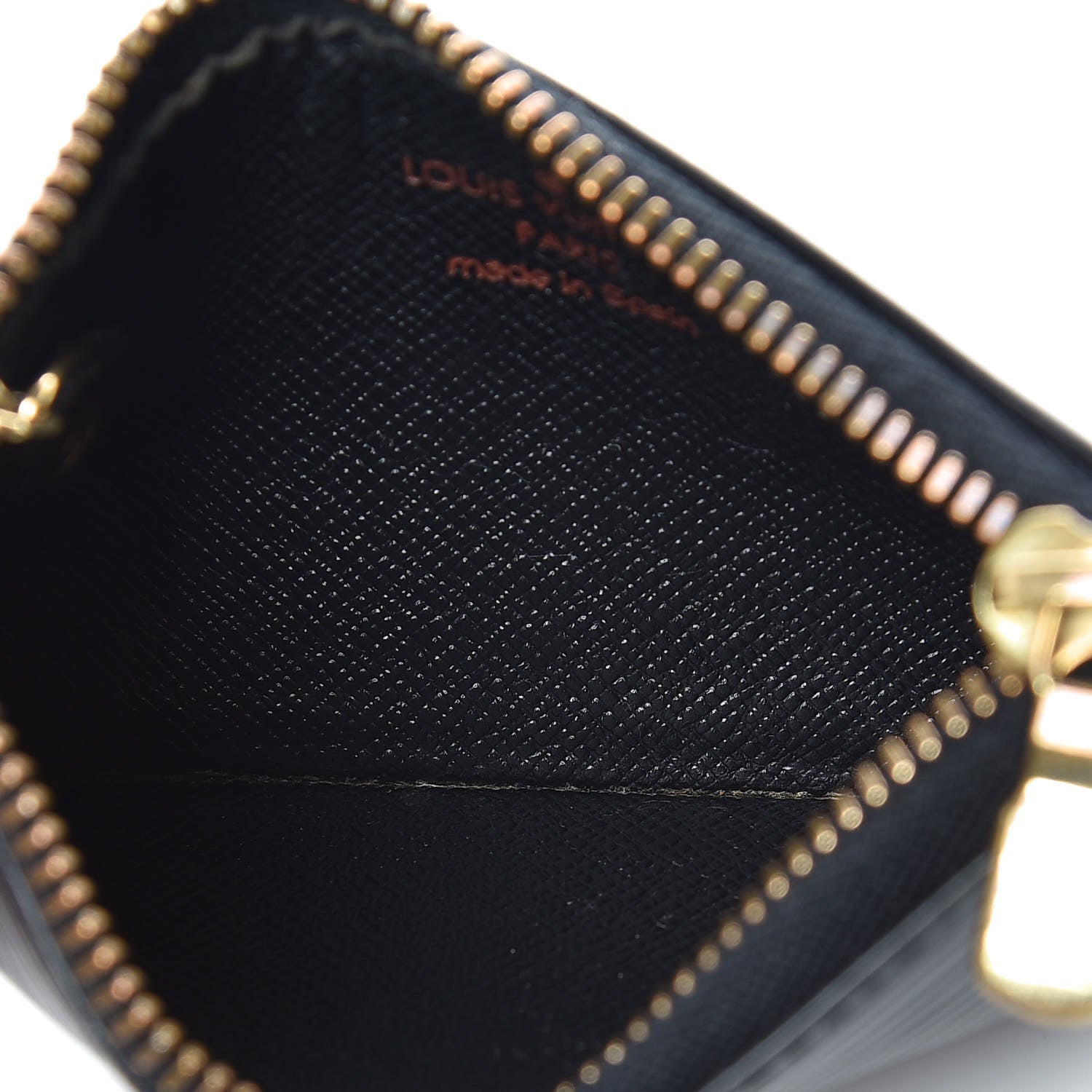 Louis Vuitton Epi Key Pouch Black 5 of 6