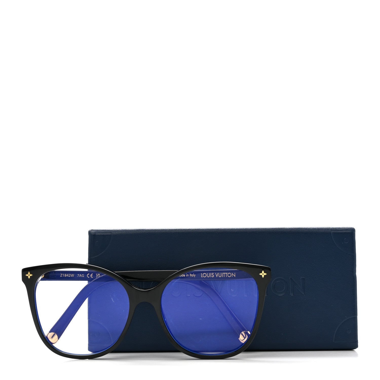 Louis Vuitton Acetate My Monogram Anti-Blue Light Sunglasses Z1842E Black 7 of 7