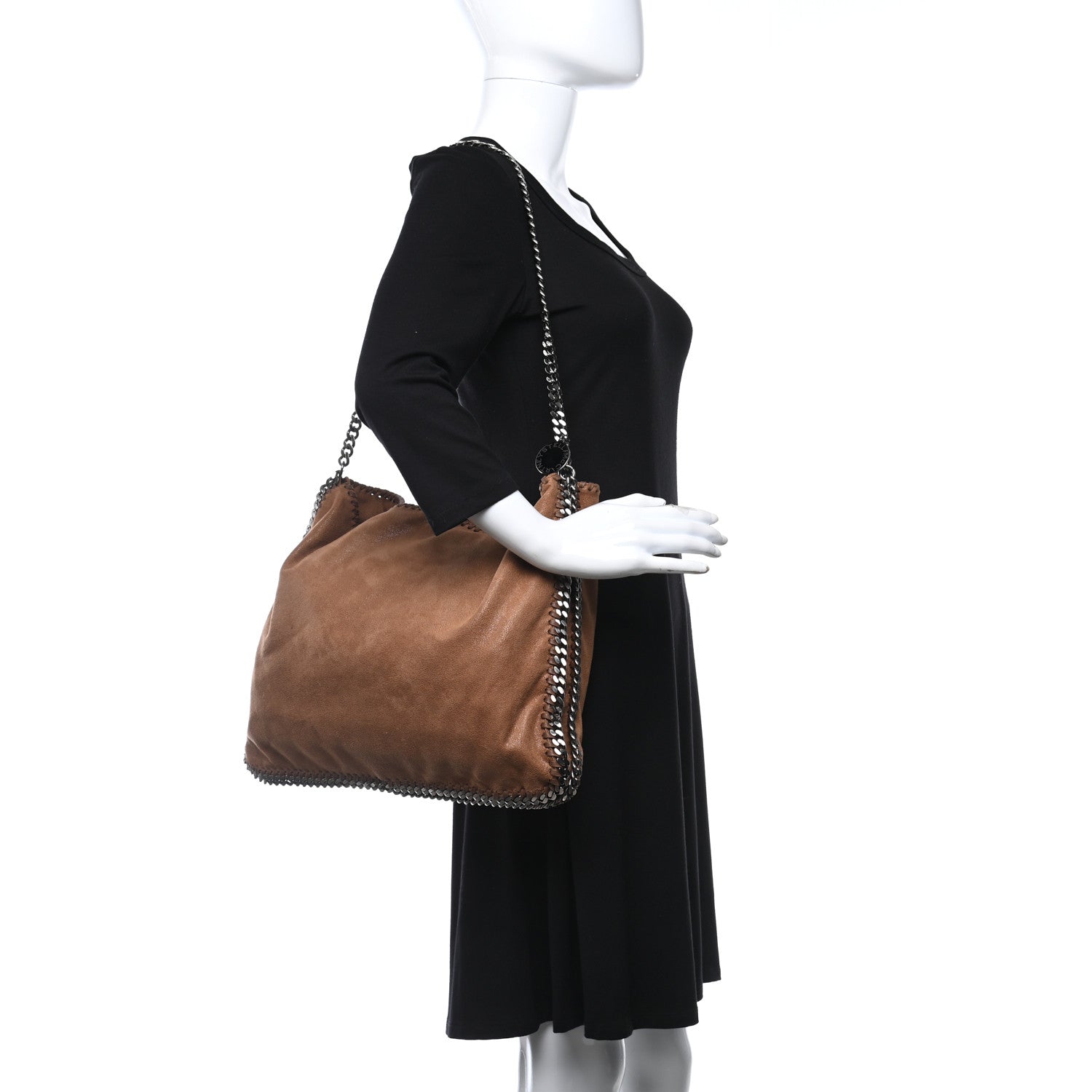 Stella McCartney Shaggy Deer Small Falabella Tote Brandy 2 of 8