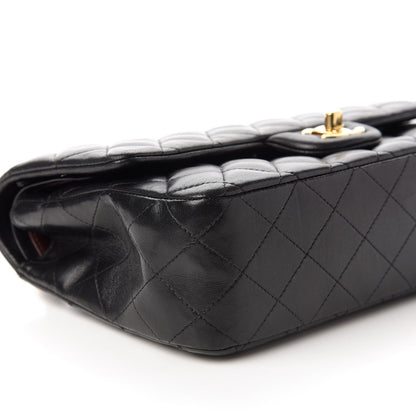 Chanel Lambskin Quilted Medium Double Flap Black 6 of 10