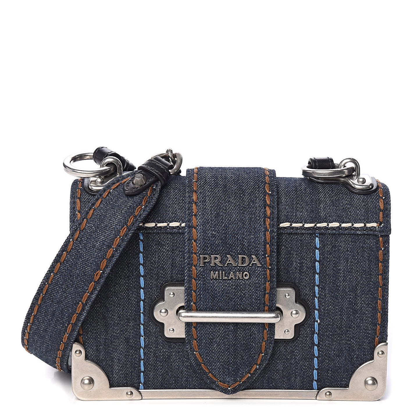 Denim Small Cahier Bag Blue
