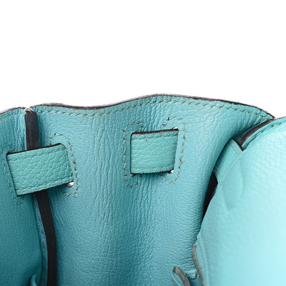 Hermes Togo Kelly Retourne 28 Bleu Atoll 10 of 39