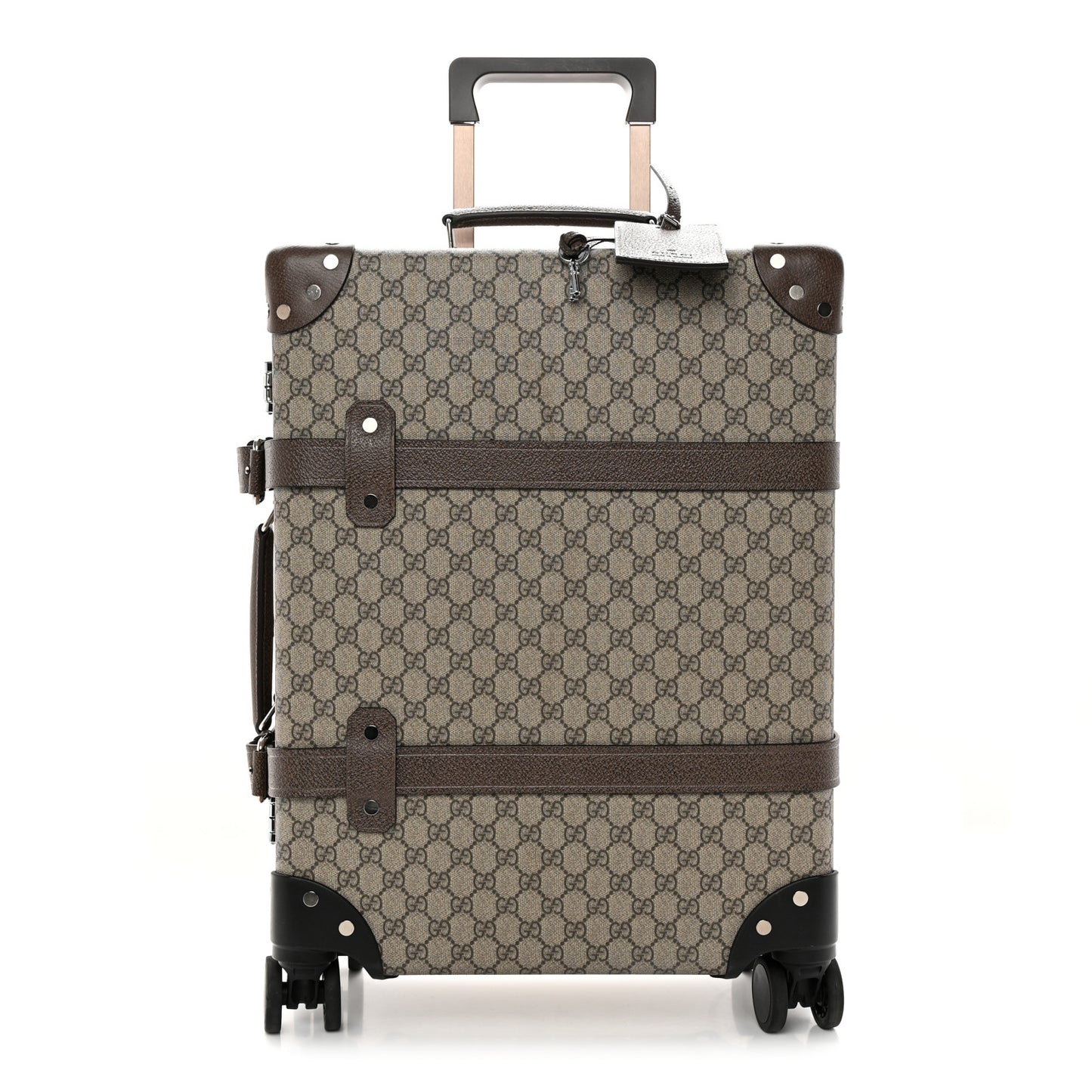 Supreme Monogram Globe-Trotter Carry-On Brown