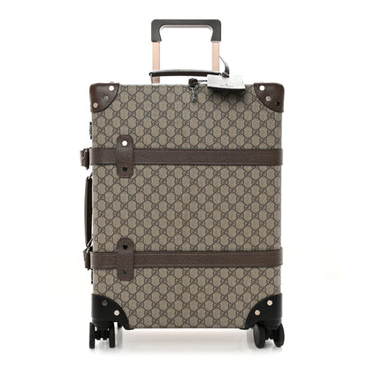 Gucci Supreme Monogram Globe-Trotter Carry-On Brown 1 of 15