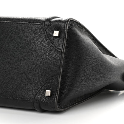 Celine Drummed Calfskin Mini Luggage Black 8 of 8