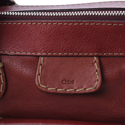 Chloe Calfskin Edith Satchel Whiskey 16 of 20