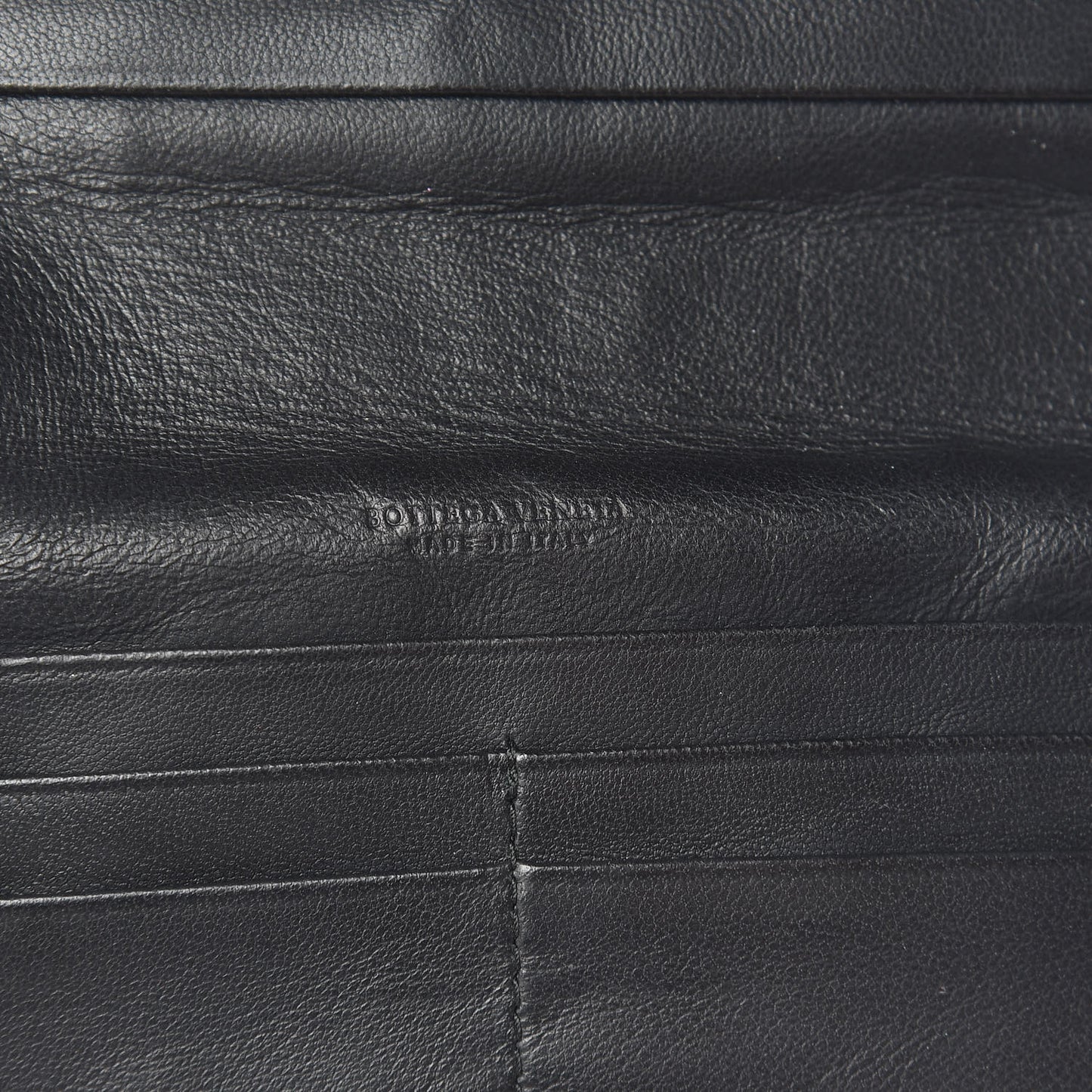 Nappa Intrecciato Double Zip Clutch Wallet Black