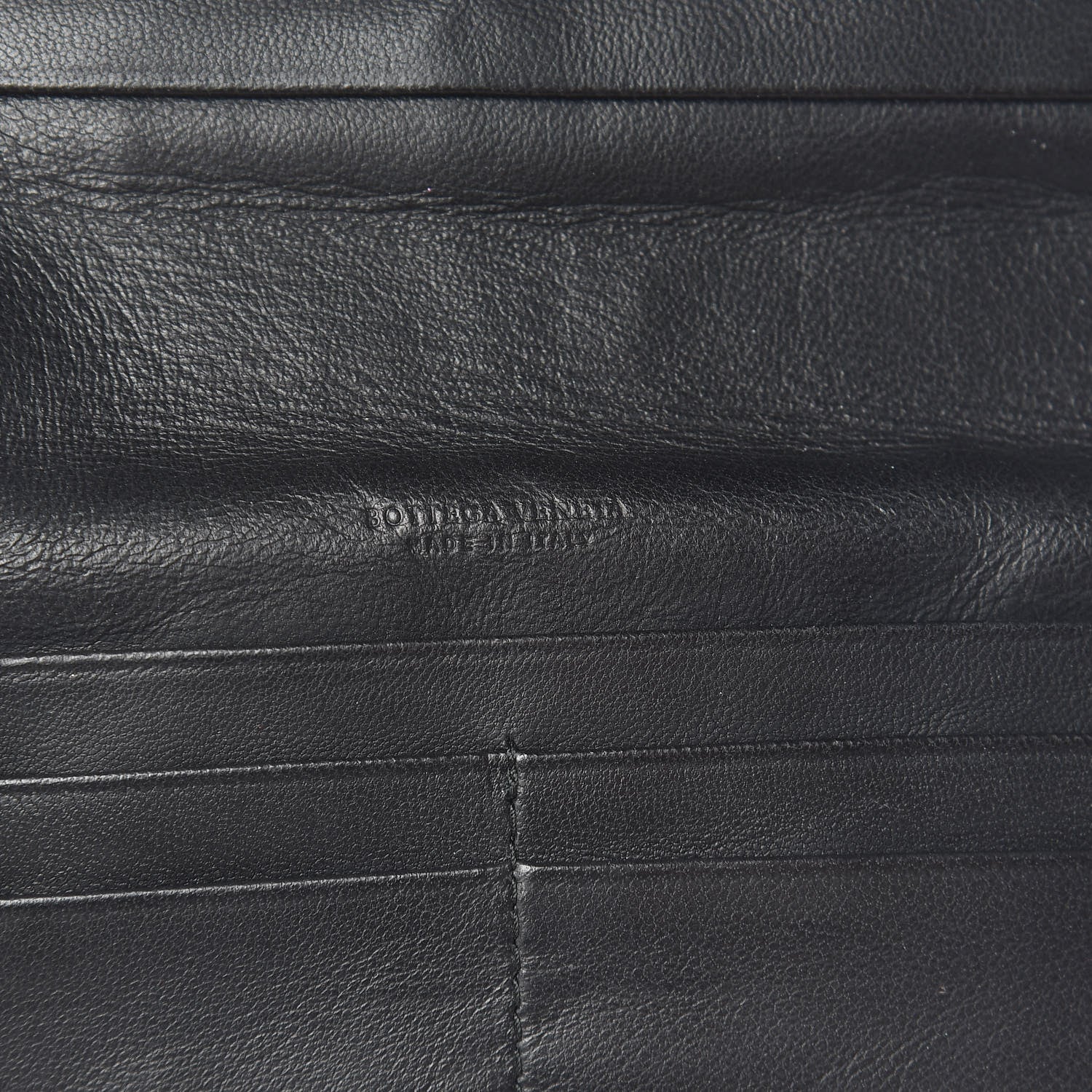 Bottega Veneta Nappa Intrecciato Double Zip Clutch Wallet Black 6 of 7