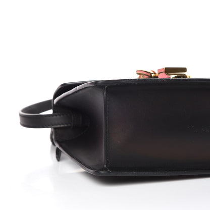 Gucci Calfskin Mini Sylvie Top Handle Bag Black 6 of 14