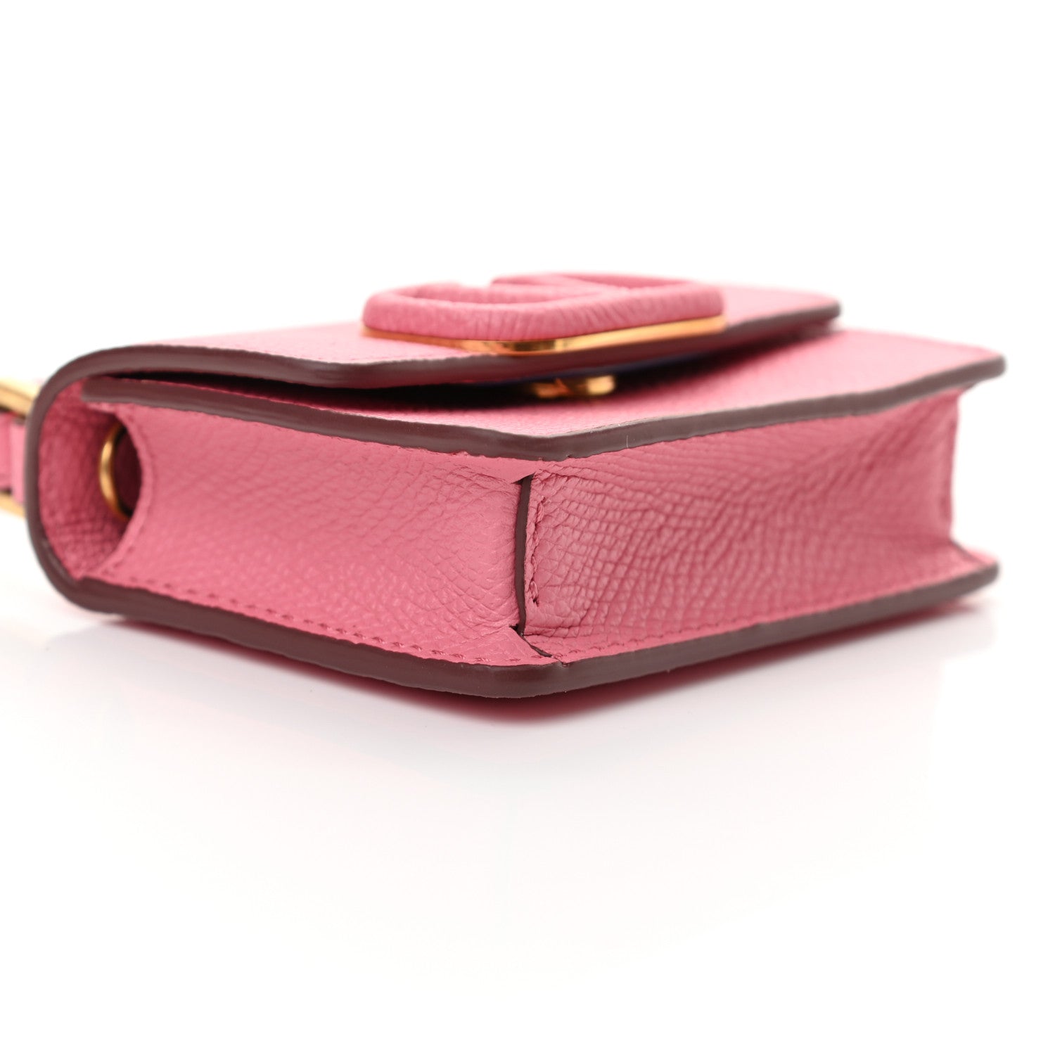 Valentino Garavani Grainy Calfskin Mini VSling Shoulder Bag Flamingo Pink 8 of 12