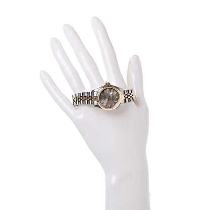 Rolex Stainless Steel 18K Yellow Gold Diamond 26mm Oyster Perpetual Datejust Watch Champagne Jubilee 69173 2 of 7
