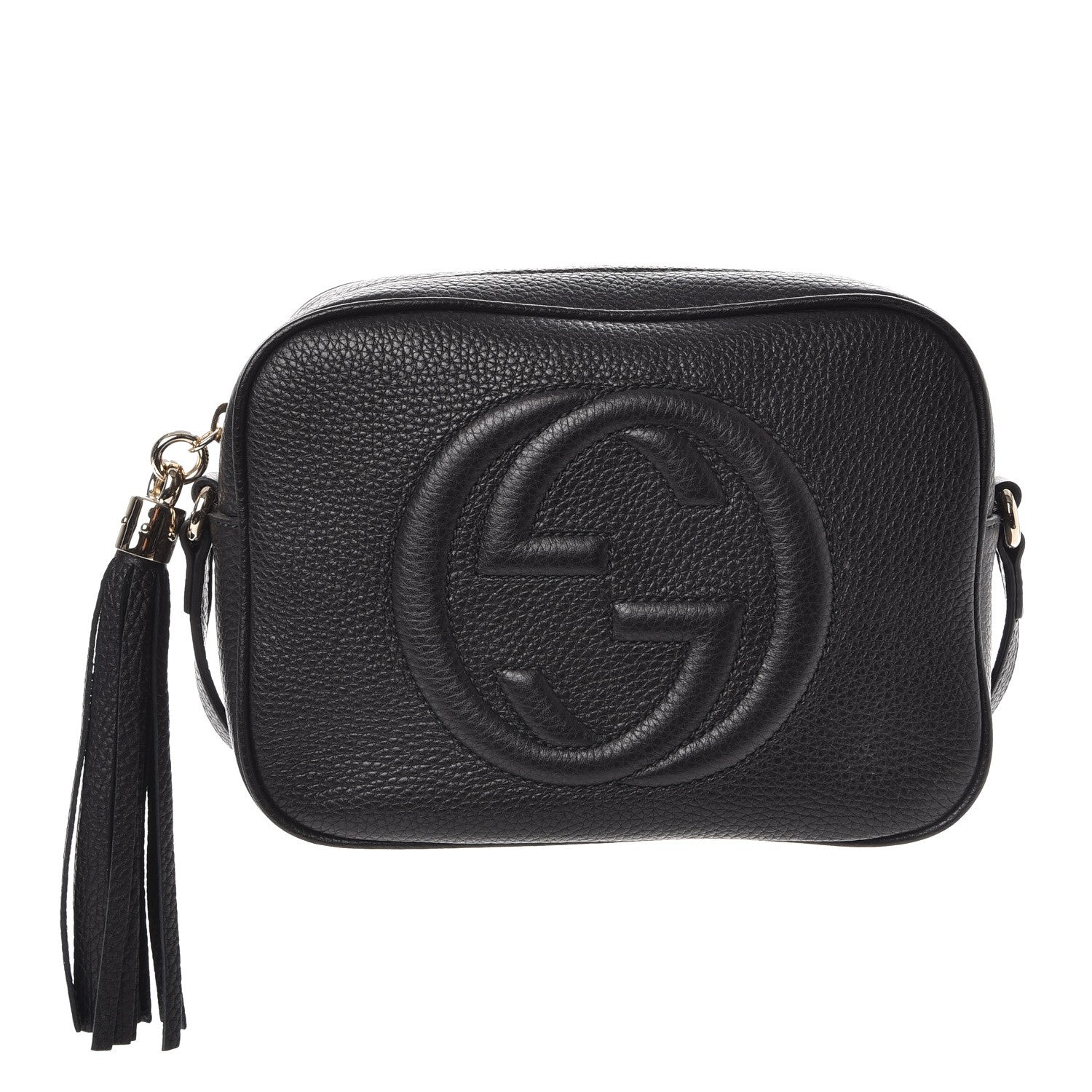 Gucci Pebbled Calfskin Small Soho Disco Bag Black 1 of 7