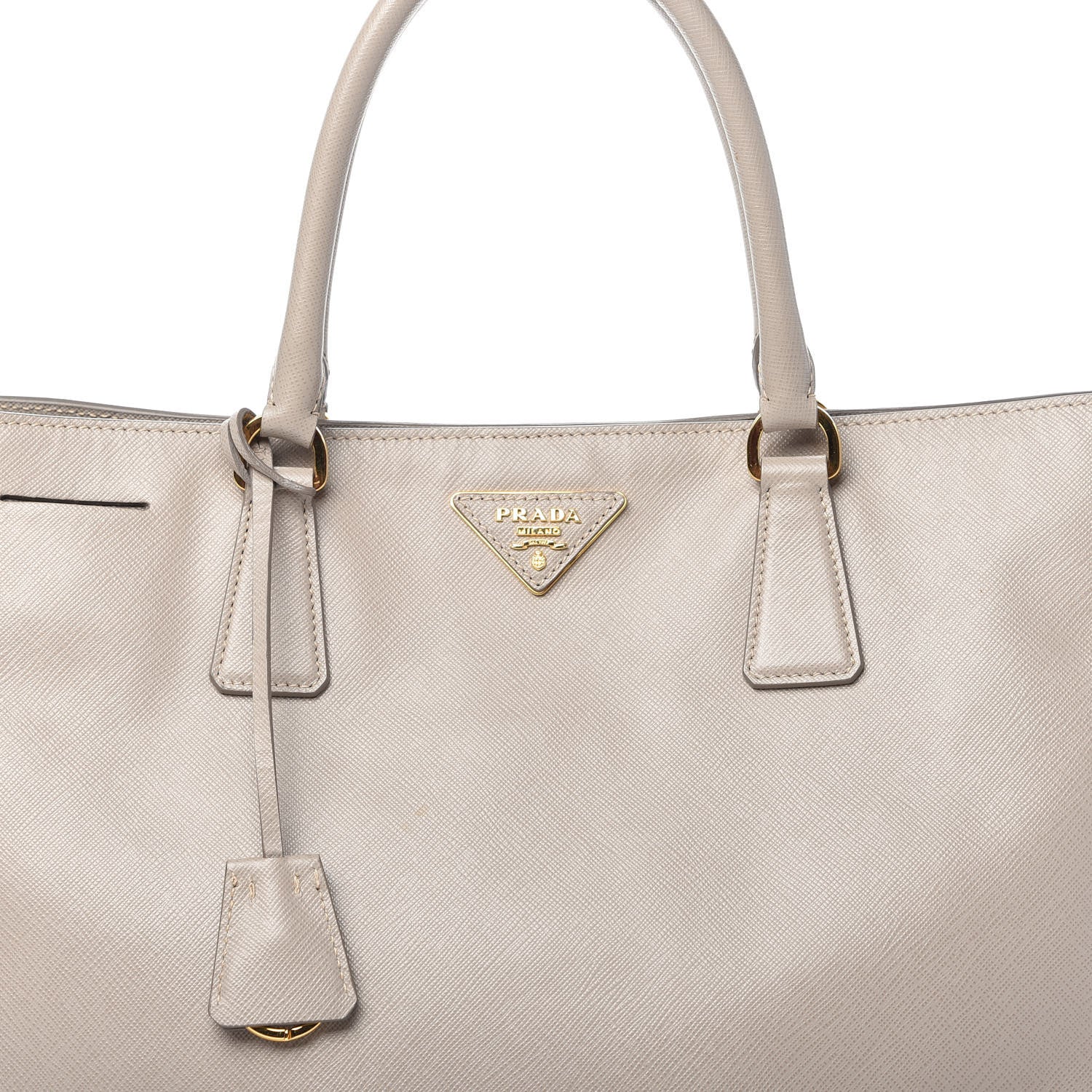 Prada Saffiano Lux Large Tote Pomice 10 of 13
